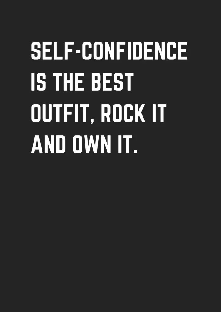 20 self-confidence quotes, that will change you - museuly