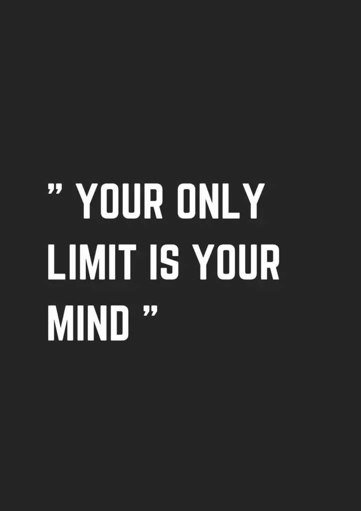 your only limit is your mind - museuly