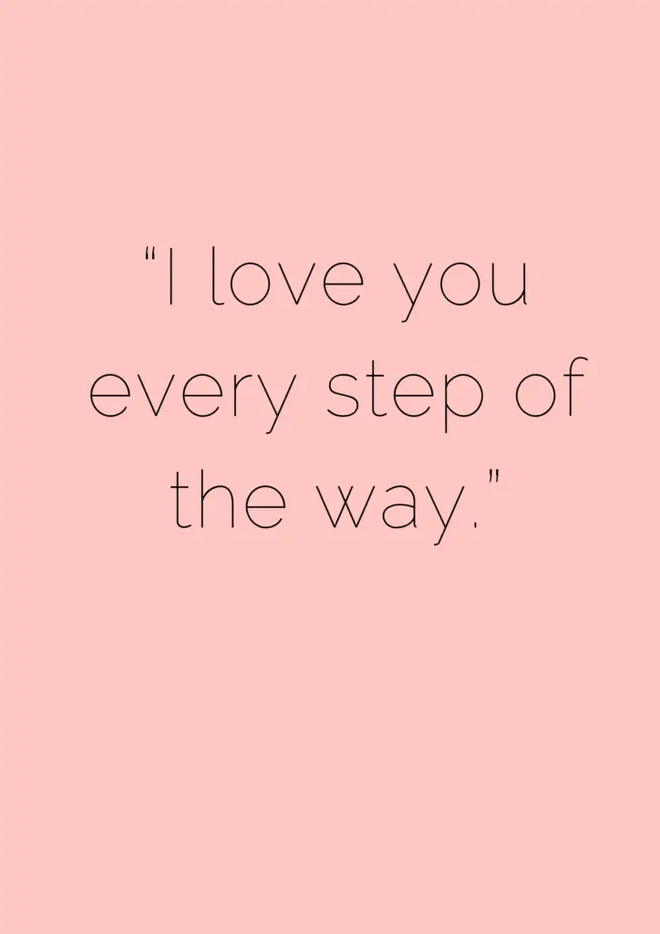 I love you every step - museuly