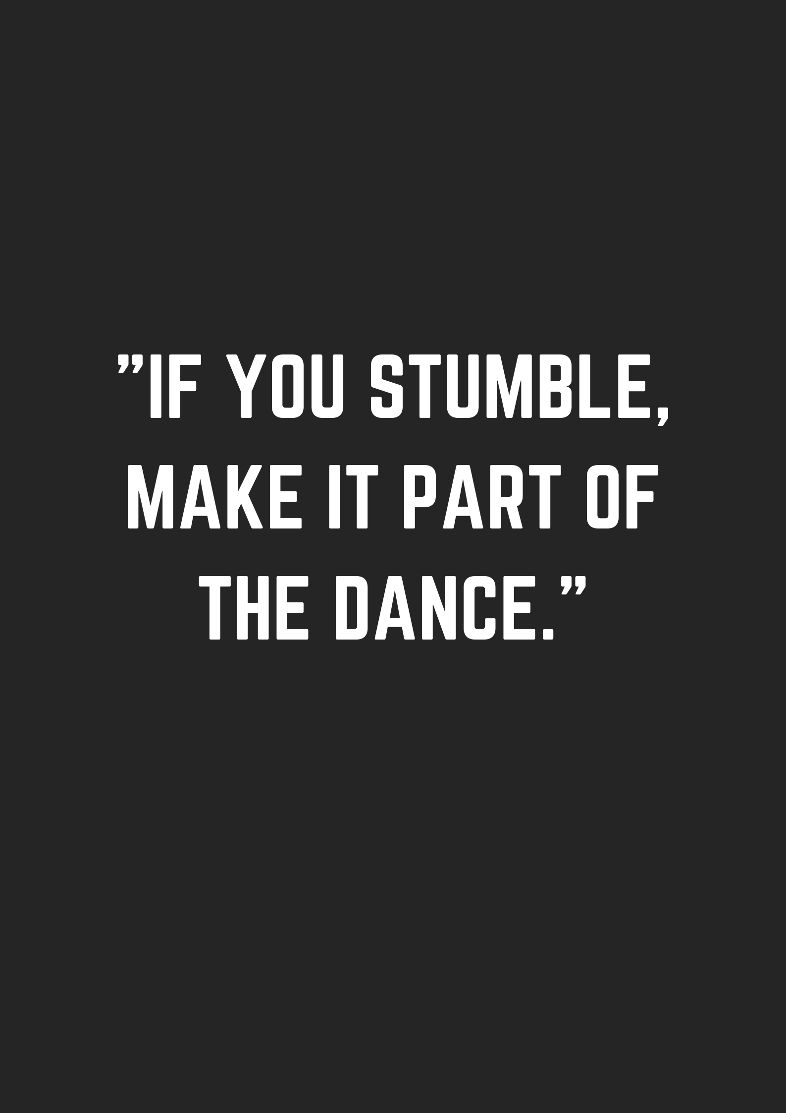 if you stumble - museuly